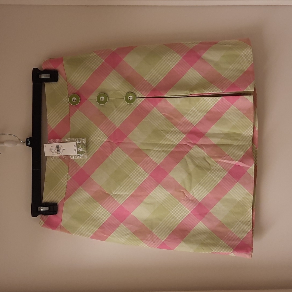 NWT, Ann Taylor LOFT Plaid Skirt